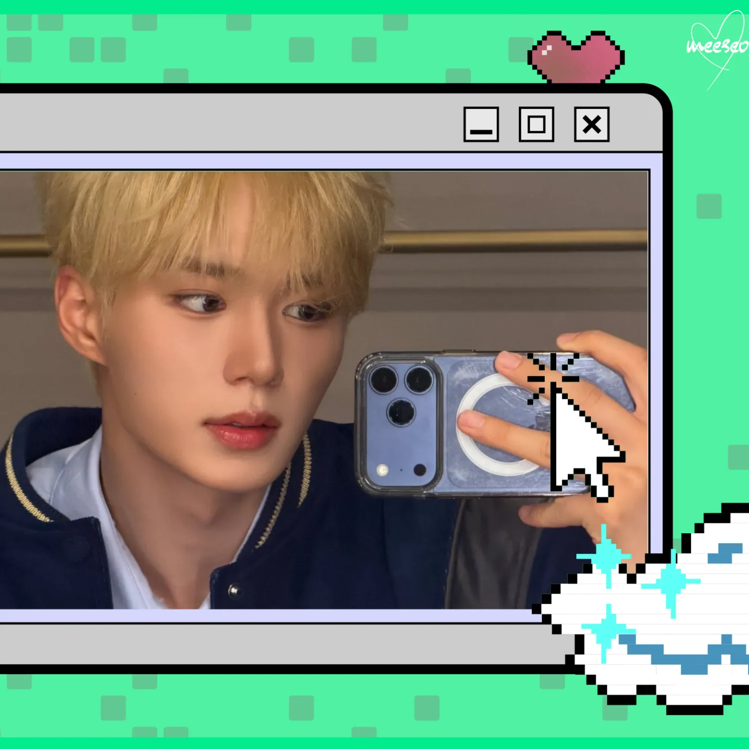 A moment captured by Kim Junseo (ALPHA DRIVE ONE)'s fan