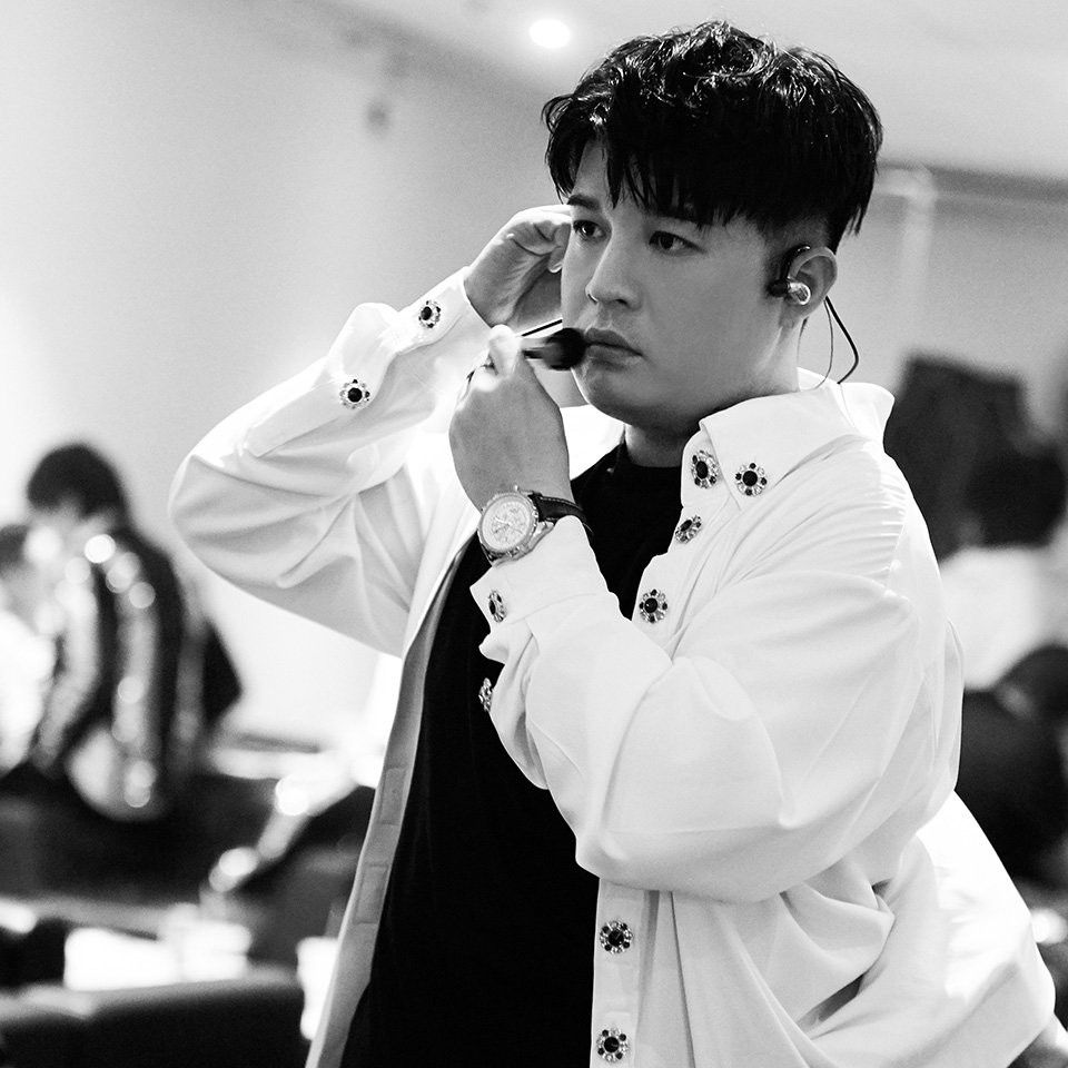 Behind-the-scenes cut of Shindong (Super Junior)