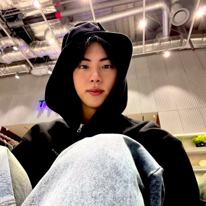 A moment captured by Jin (BTS)'s fan