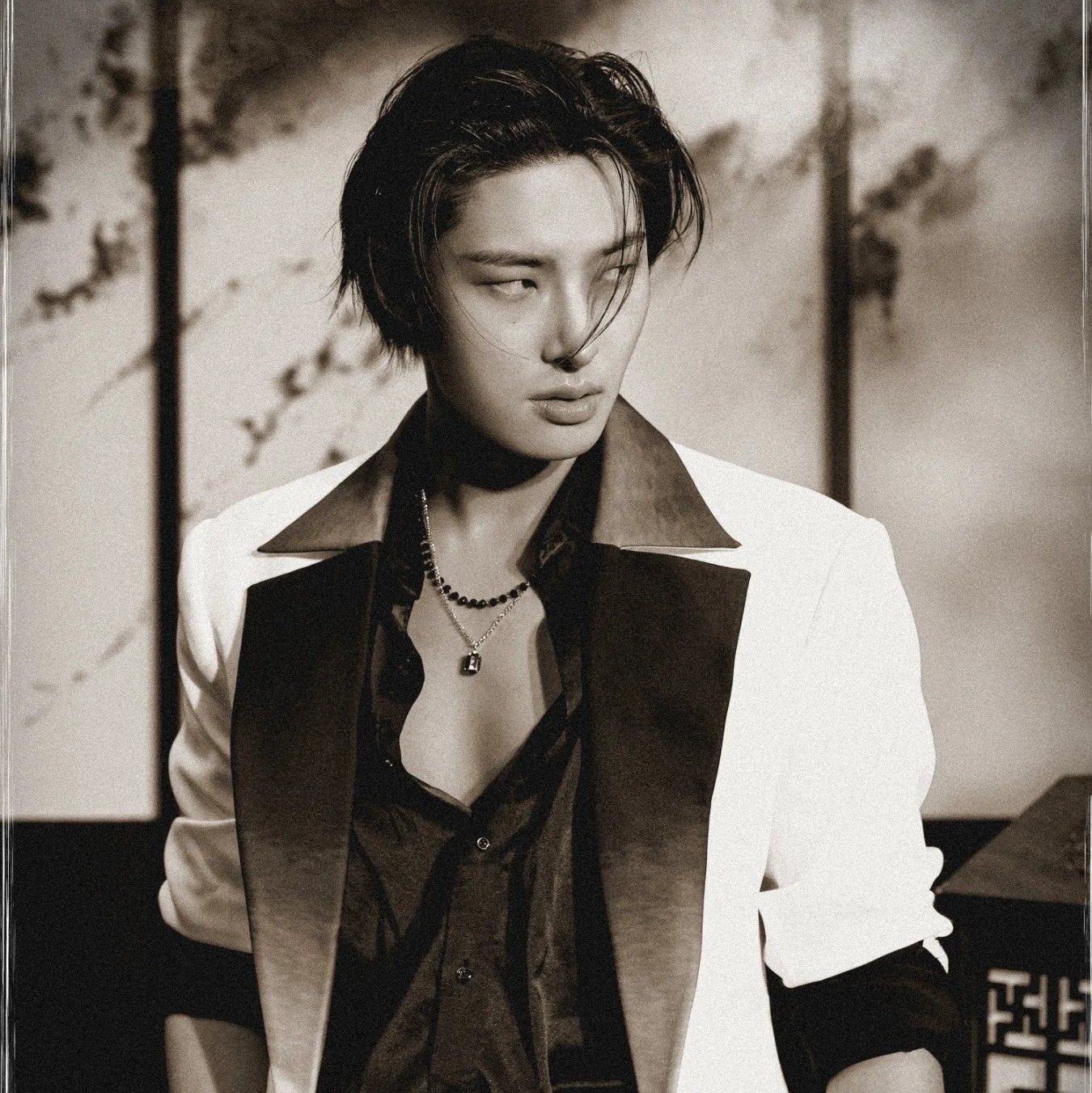 A moment captured by Mingi (ATEEZ)'s fan