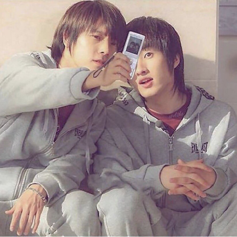 슈퍼주니어의 비하인드 컷