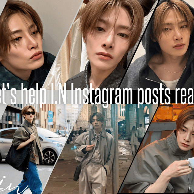 A moment captured by I.N (Stray Kids)'s fan