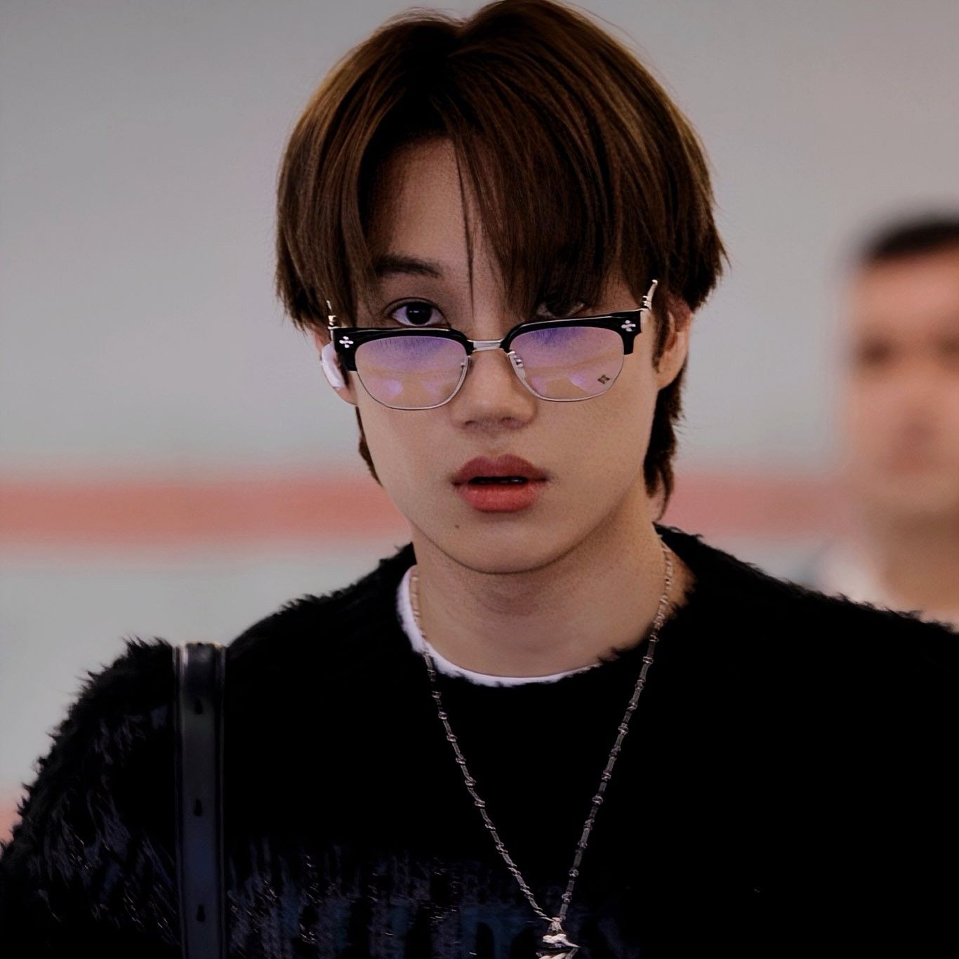 Kai (EXO)粉丝拍下的瞬间