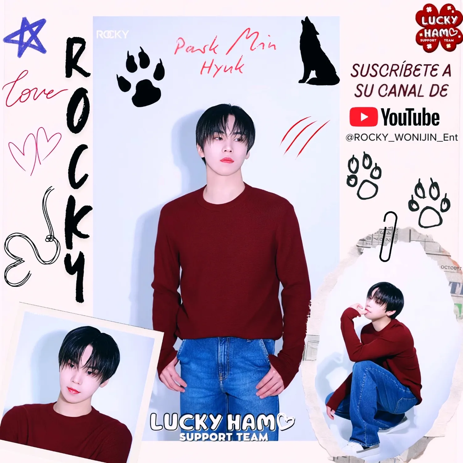 A moment captured by Rocky's fan