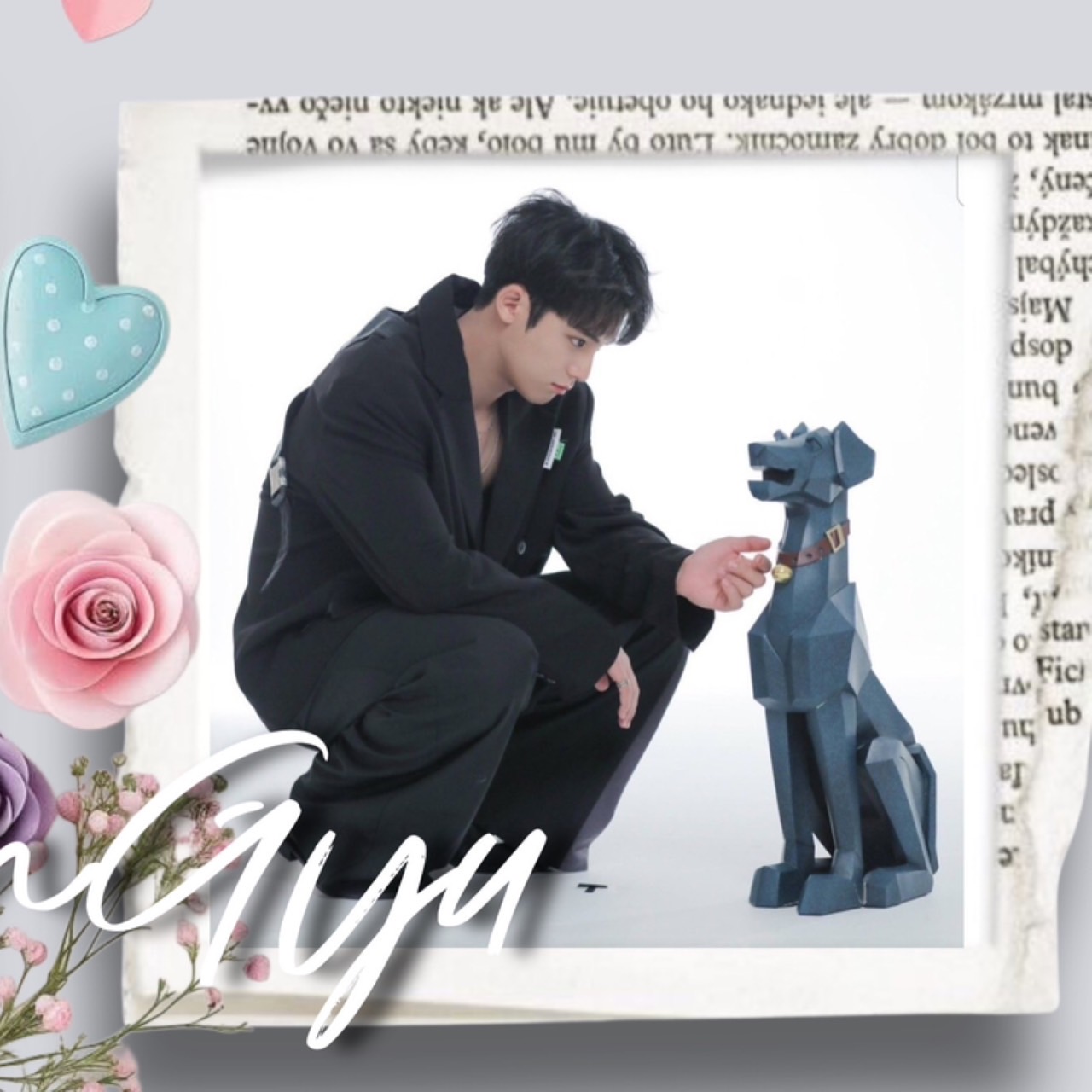 A moment captured by Mingyu (SEVENTEEN)'s fan