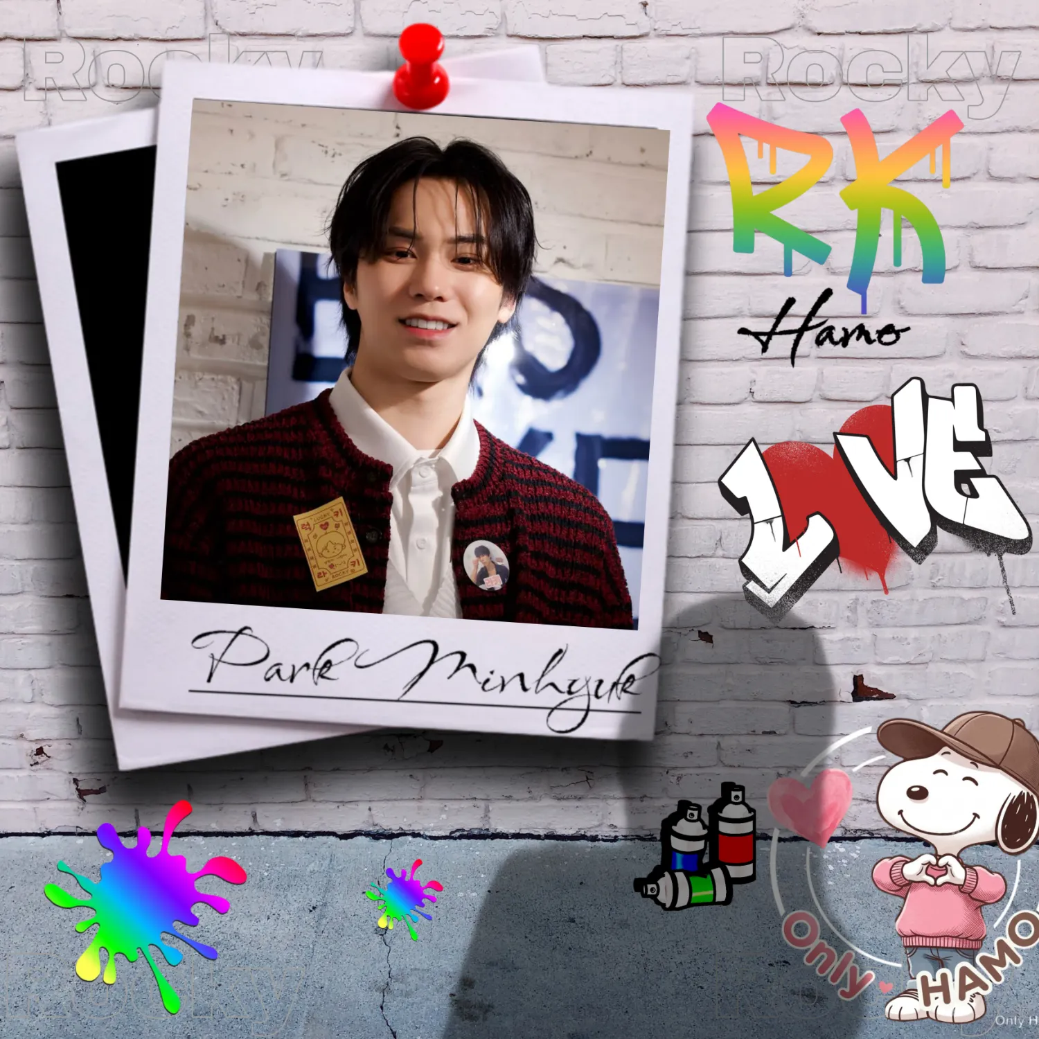 A moment captured by Rocky's fan