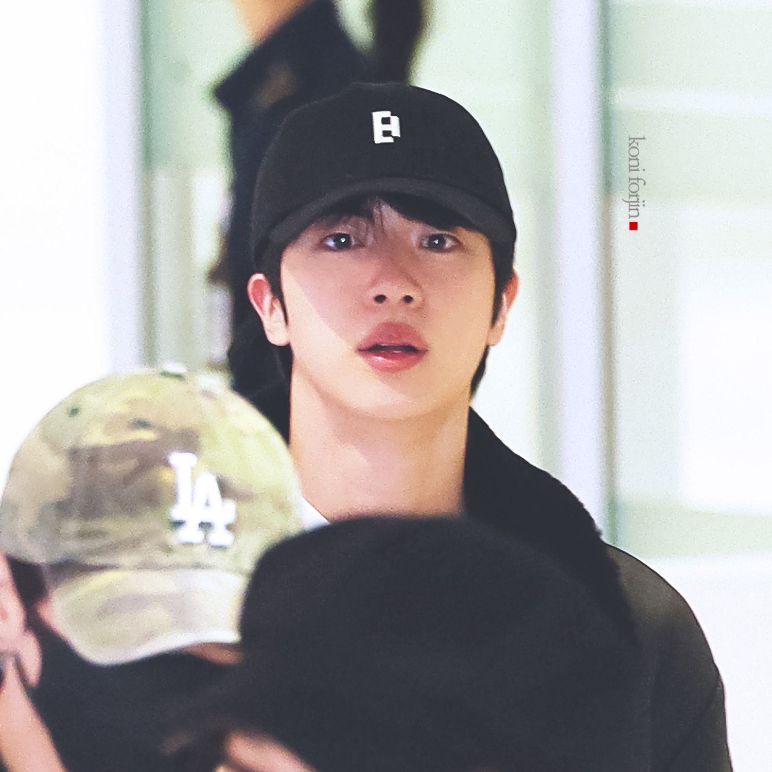 Recent activity shot of Jin (BTS)