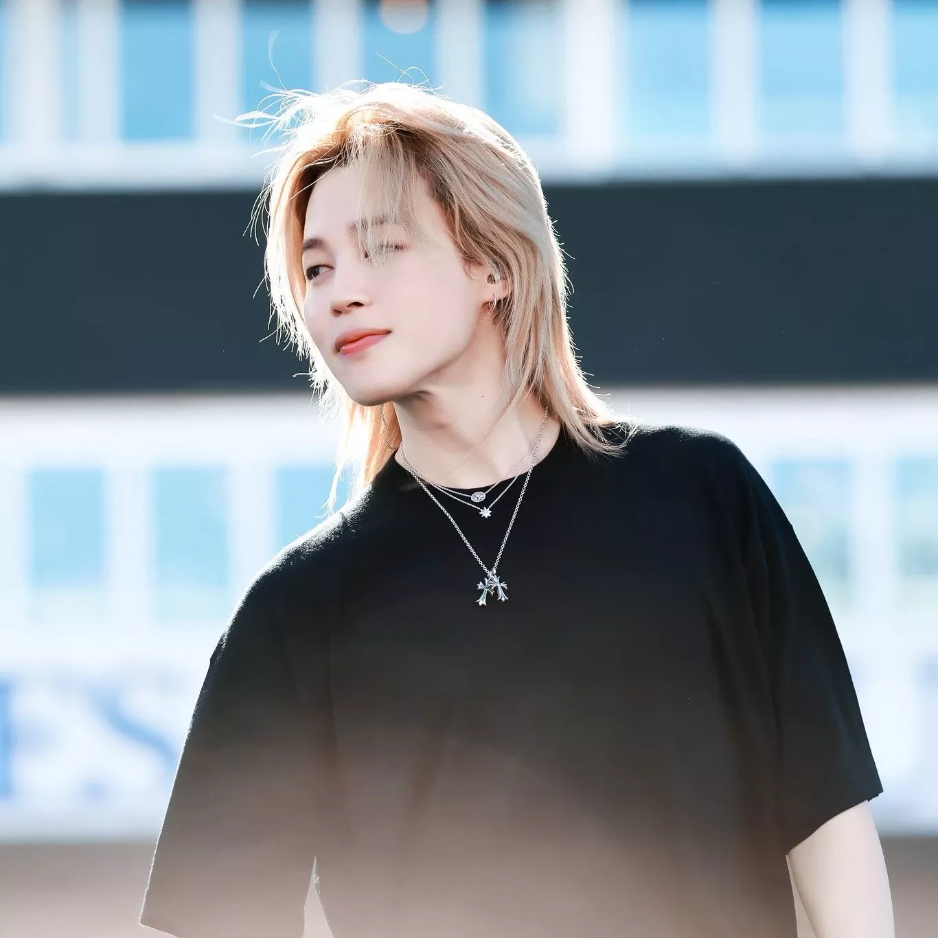 A moment captured by Jimin (BTS)'s fan