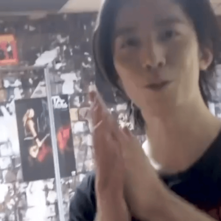 A moment captured by Hwiyoung (SF9)'s fan