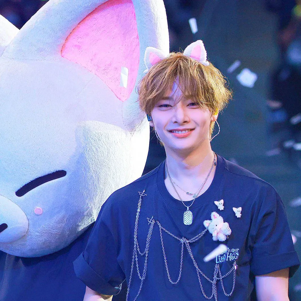 A moment captured by I.N (Stray Kids)'s fan