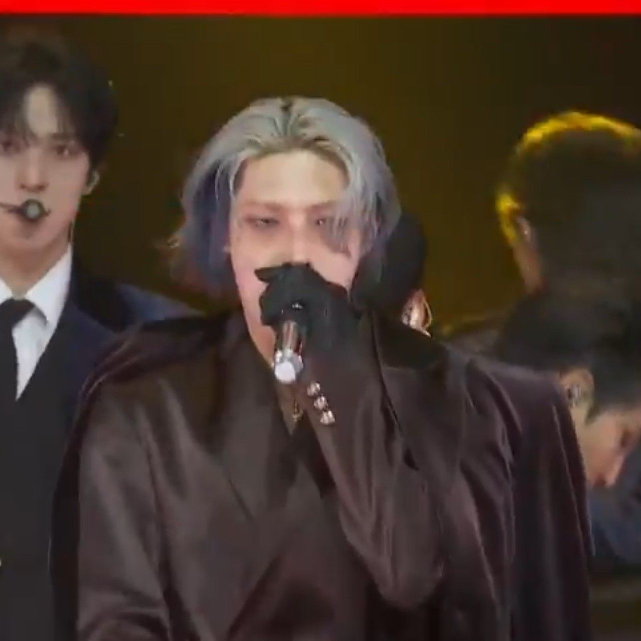 Recent activity shot of Mingi (ATEEZ)