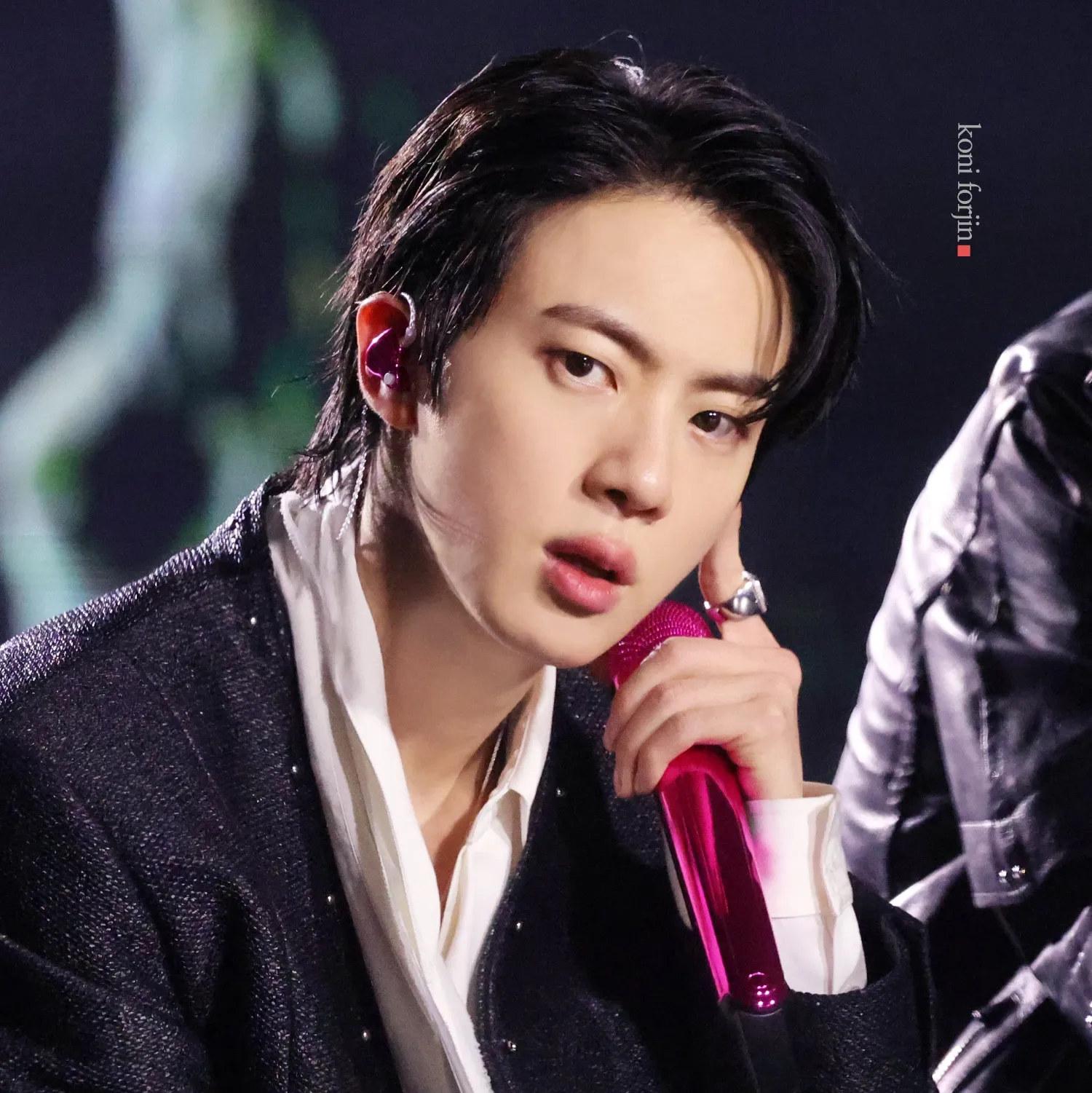 A moment captured by Jin (BTS)'s fan