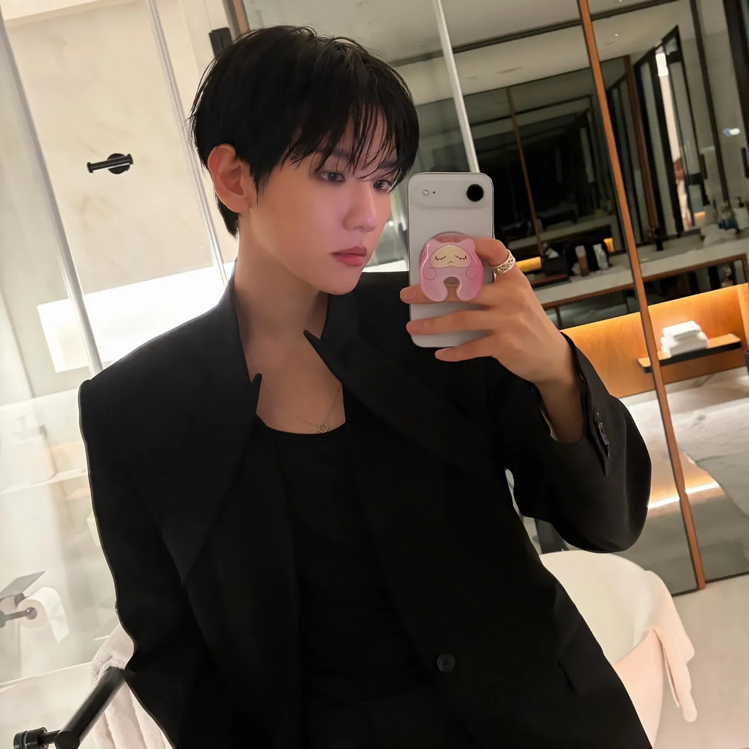 伯賢 (EXO)粉絲拍下的瞬間