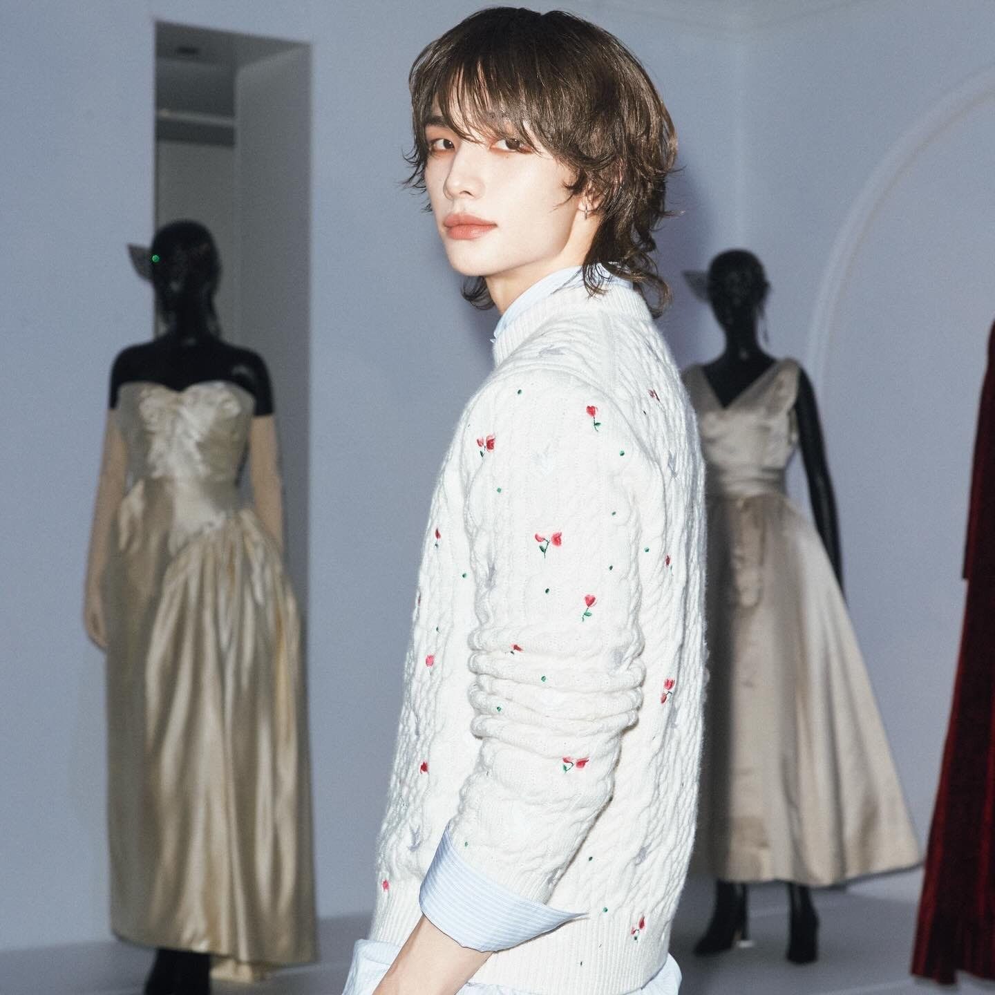 A moment captured by Hyunjin (Stray Kids)'s fan