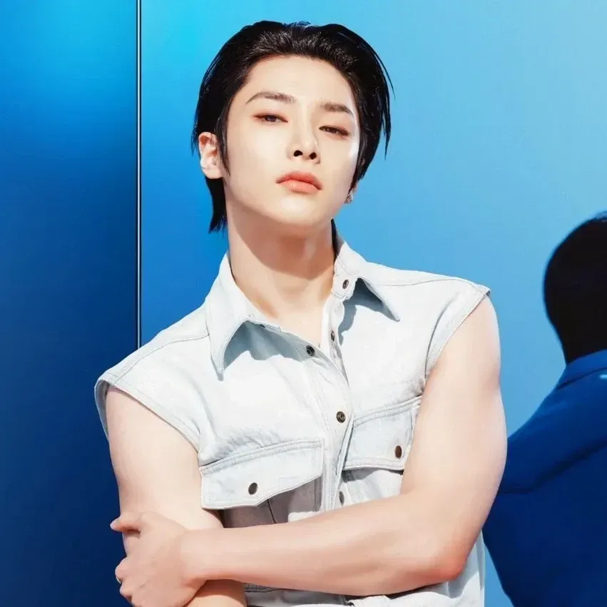 A moment captured by Stray Kids's fan