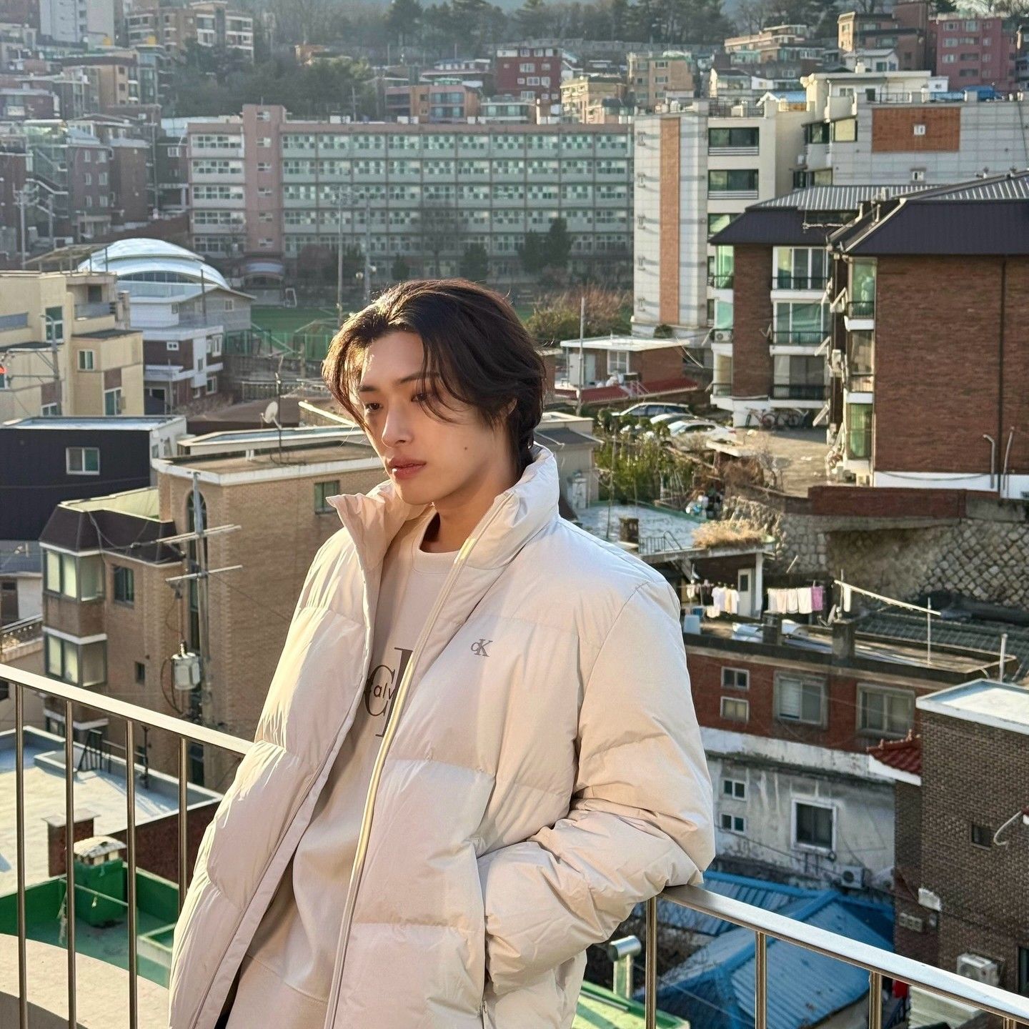 A moment captured by Mingi (ATEEZ)'s fan