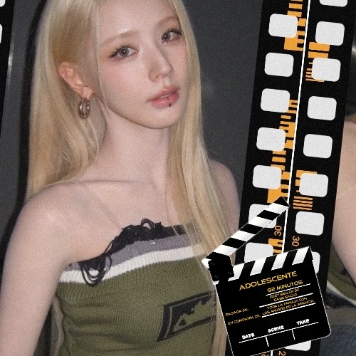 Recent activity shot of Miyeon (i-dle)