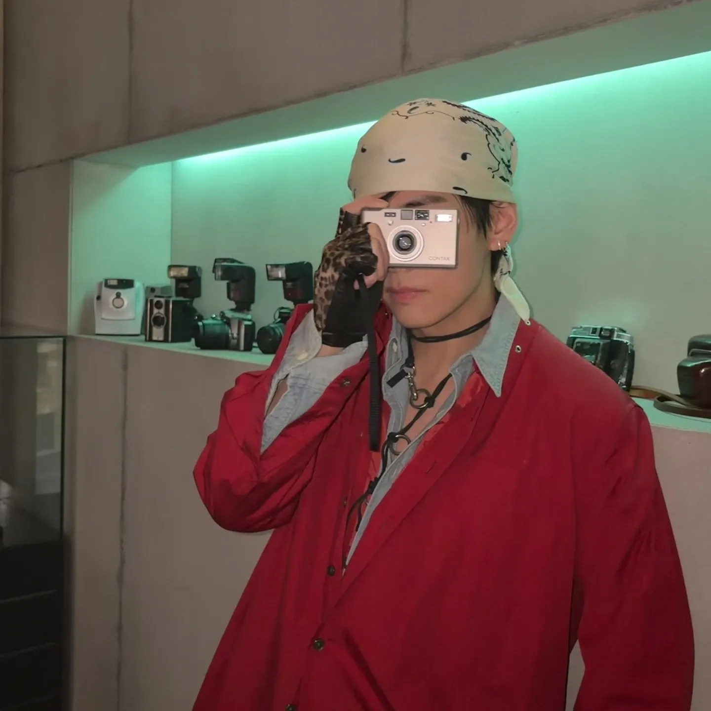 Recent activity shot of V (BTS)