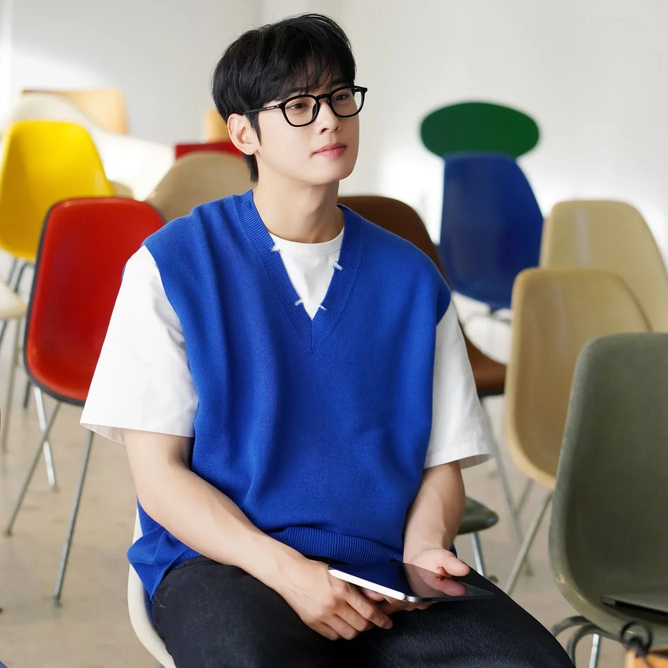 A moment captured by Eunwoo (ASTRO)'s fan