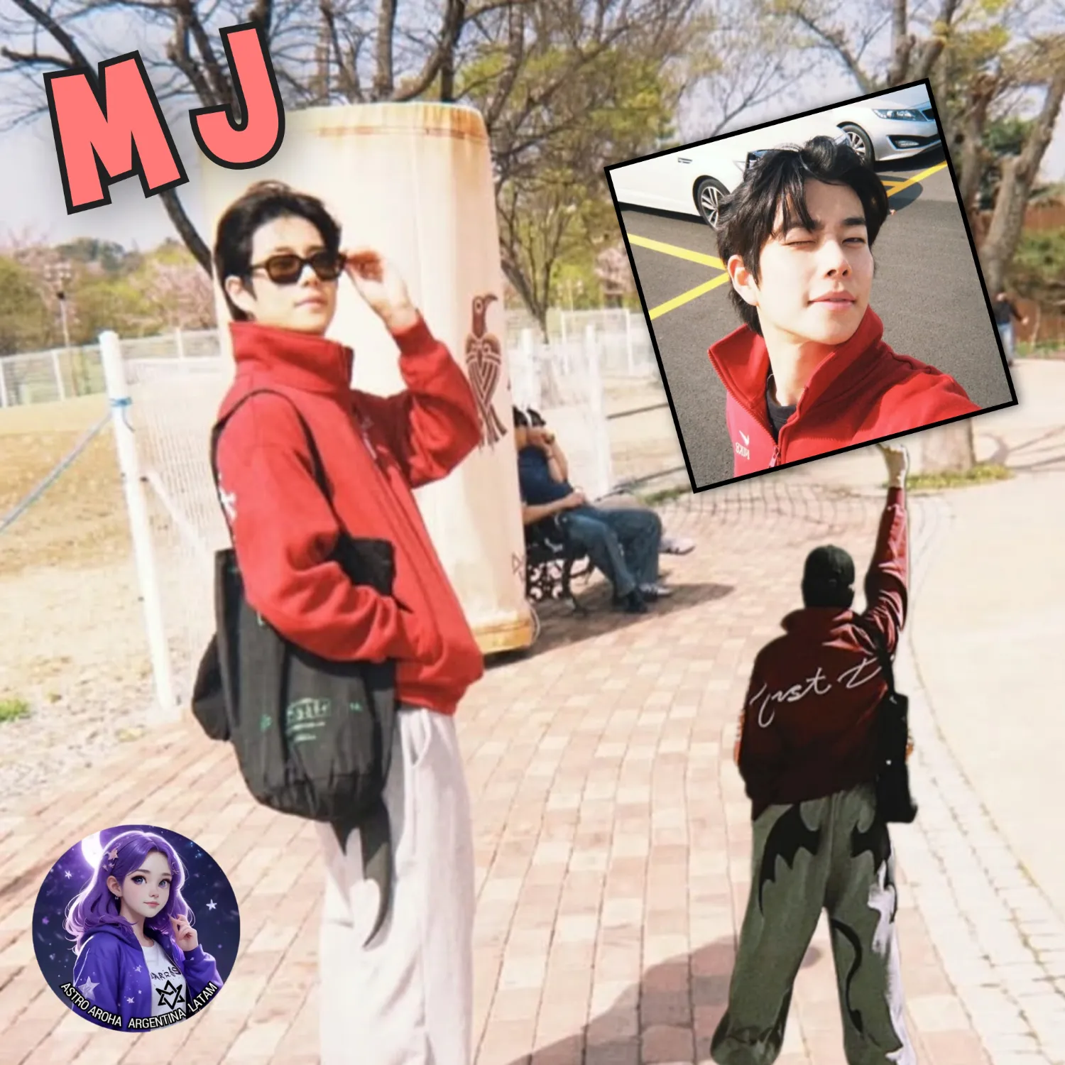 A moment captured by MJ (ASTRO)'s fan