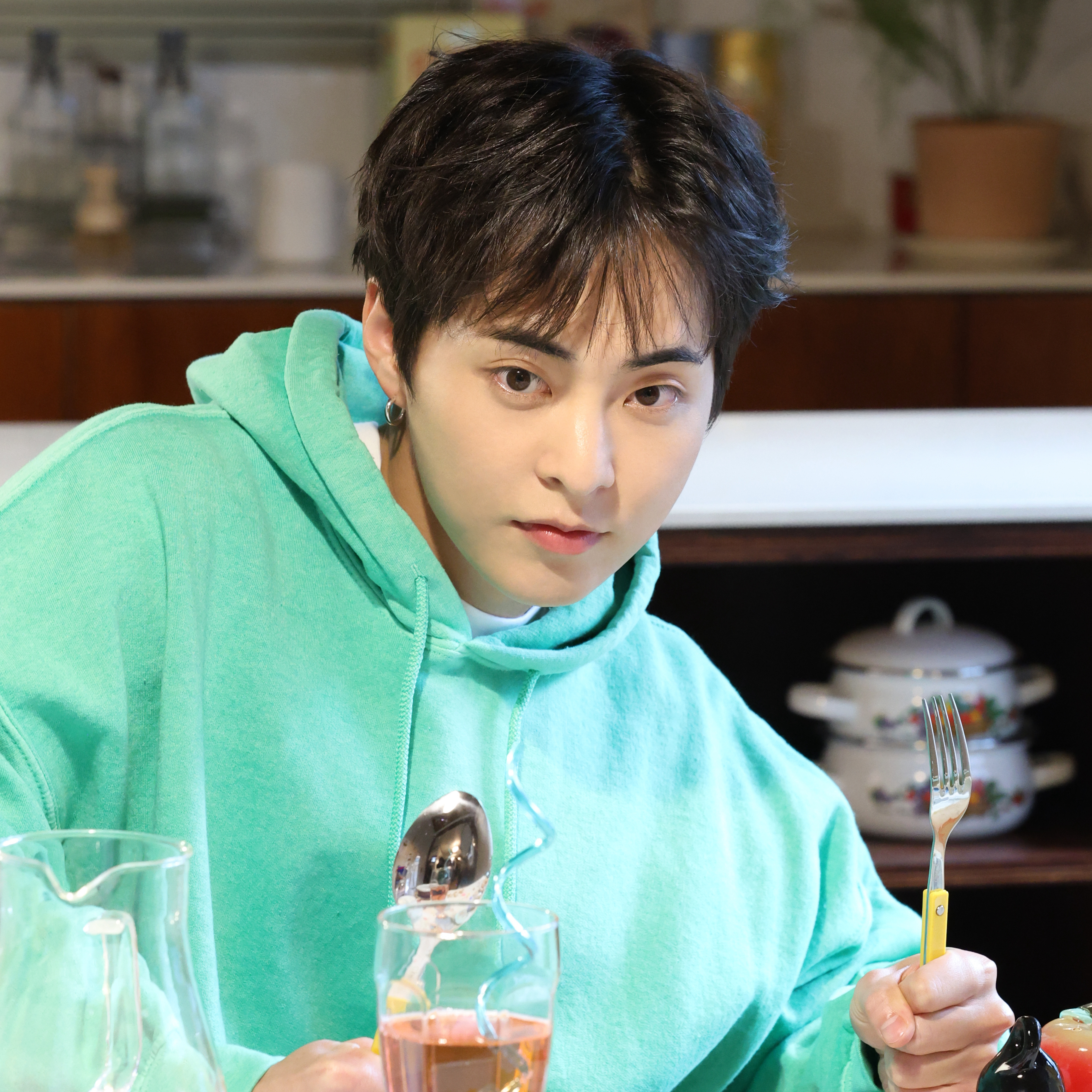 Behind-the-scenes cut of Xiumin (EXO)