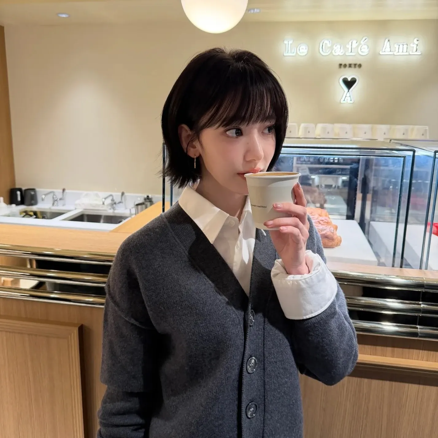 Recent activity shot of Sakura (LE SSERAFIM)