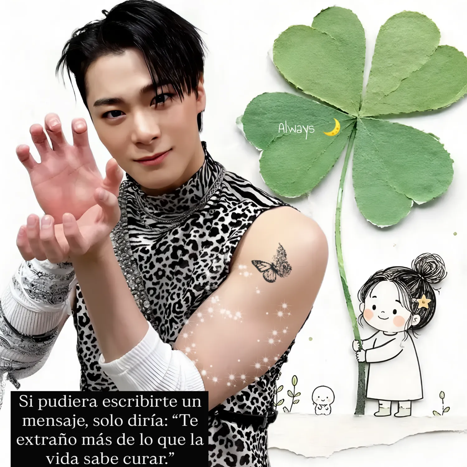 Recent activity shot of Moonbin (ASTRO)