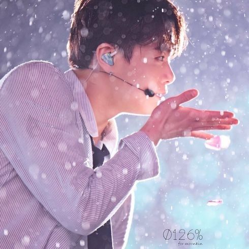 A moment captured by Moonbin (ASTRO)'s fan