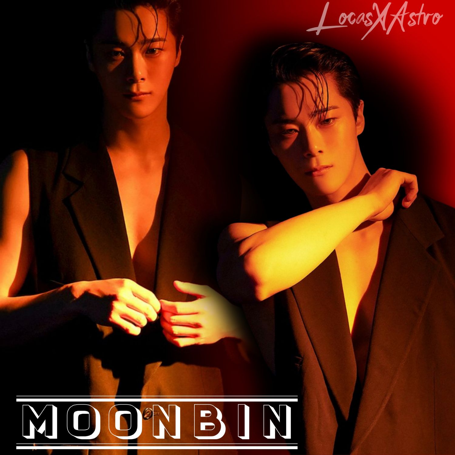 Recent activity shot of Moonbin (ASTRO)