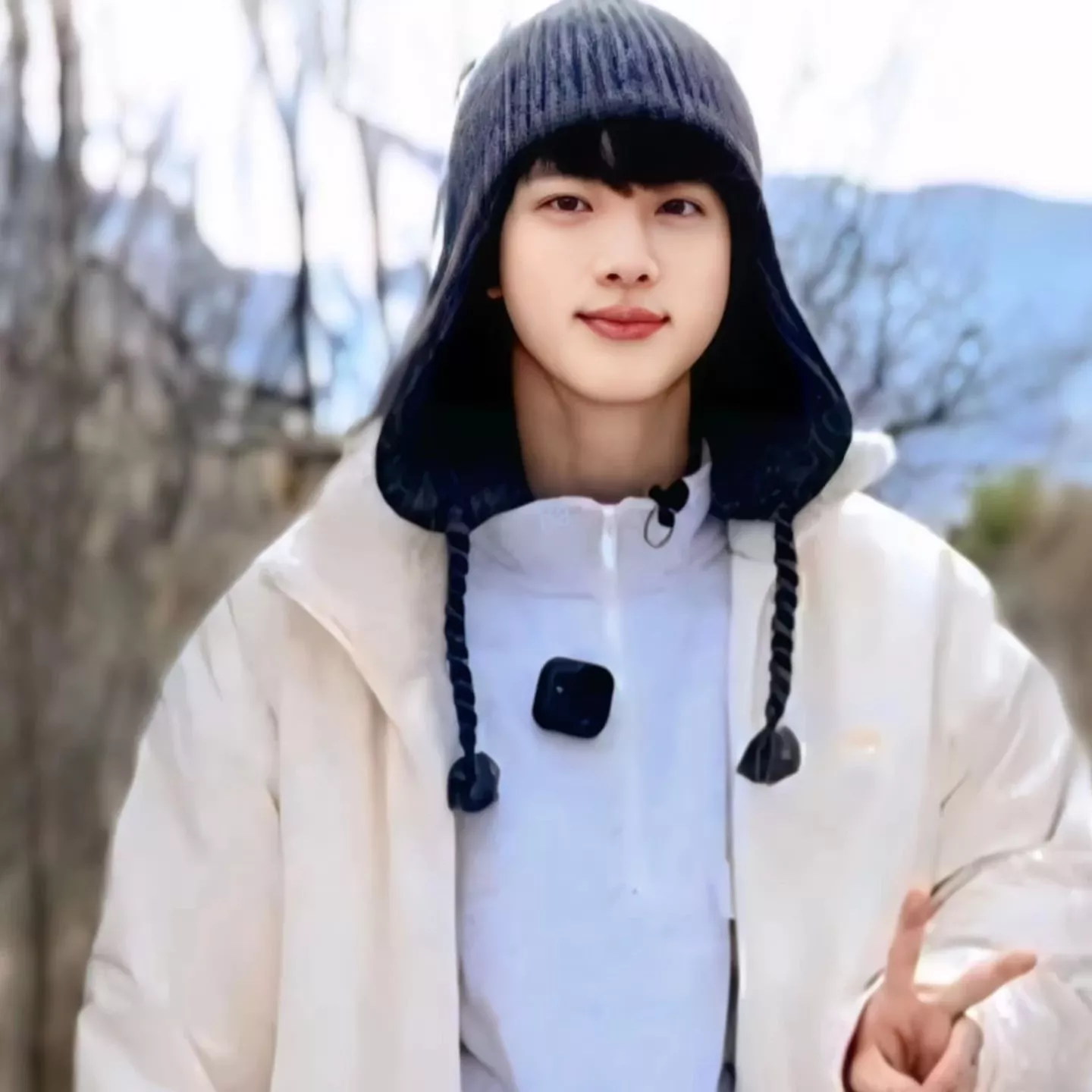 Momen yang diabadikan oleh penggemar Jin (BTS)
