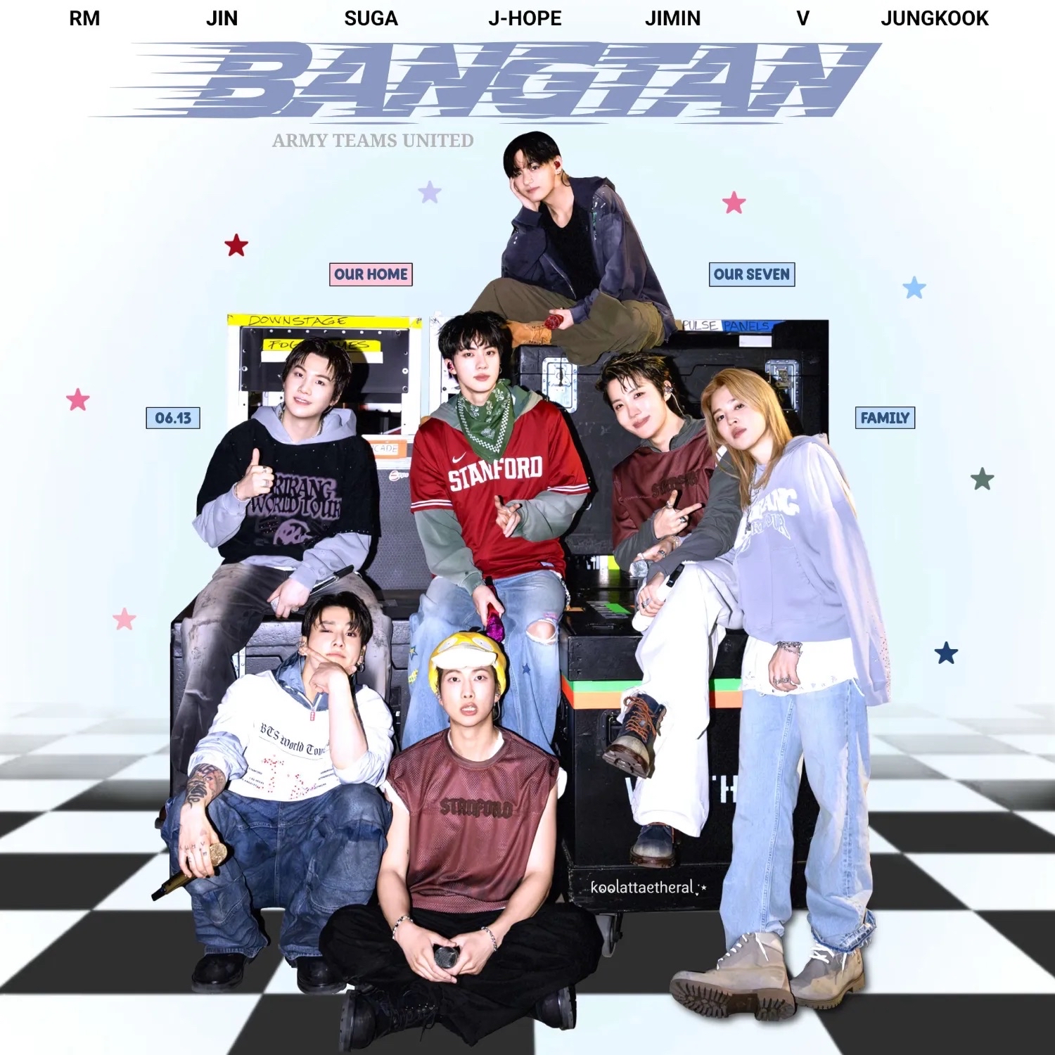 방탄소년단의 비하인드 컷