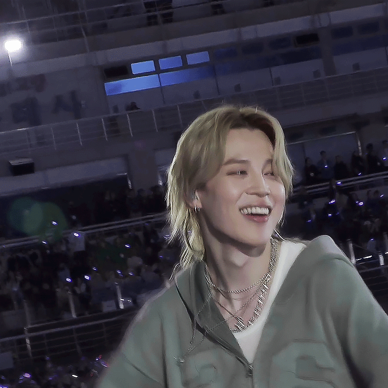 Recent activity shot of Jimin (BTS)