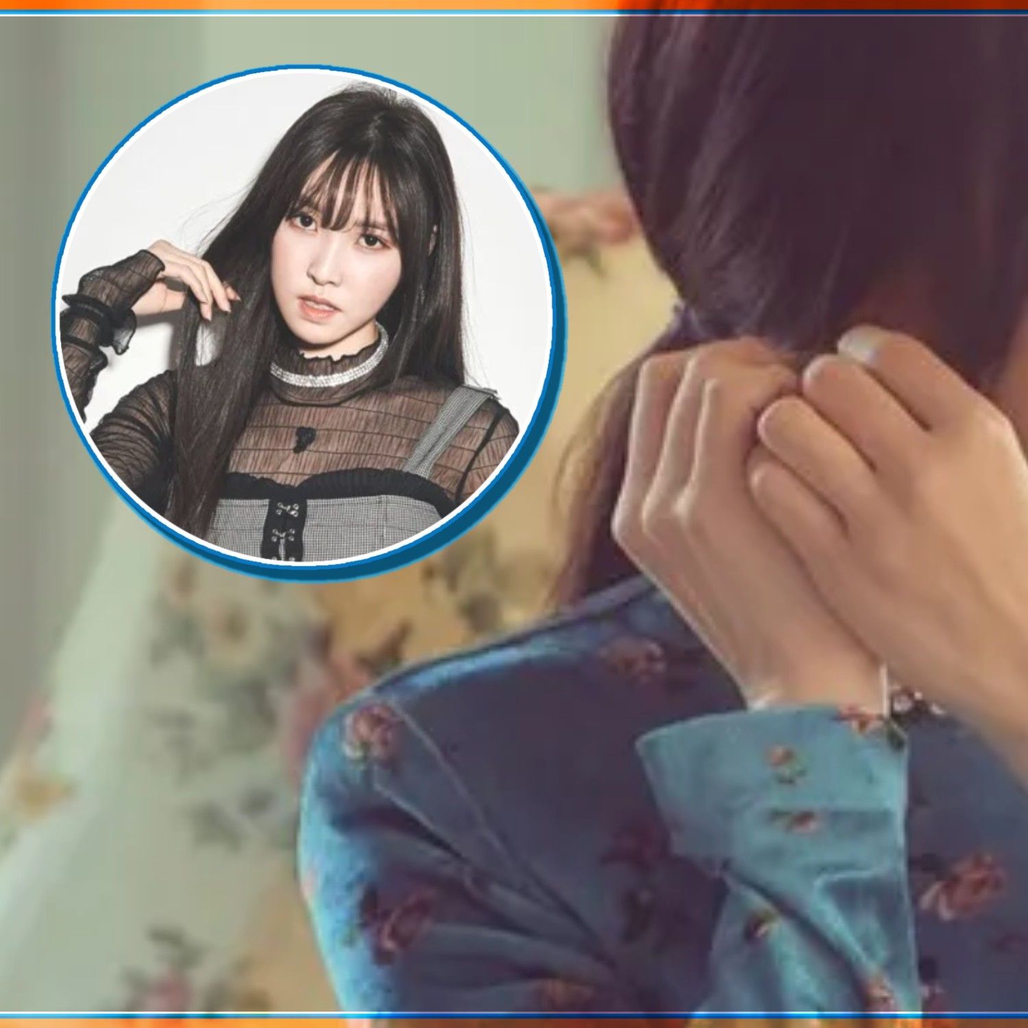 A moment captured by Yuju (GFRIEND)'s fan