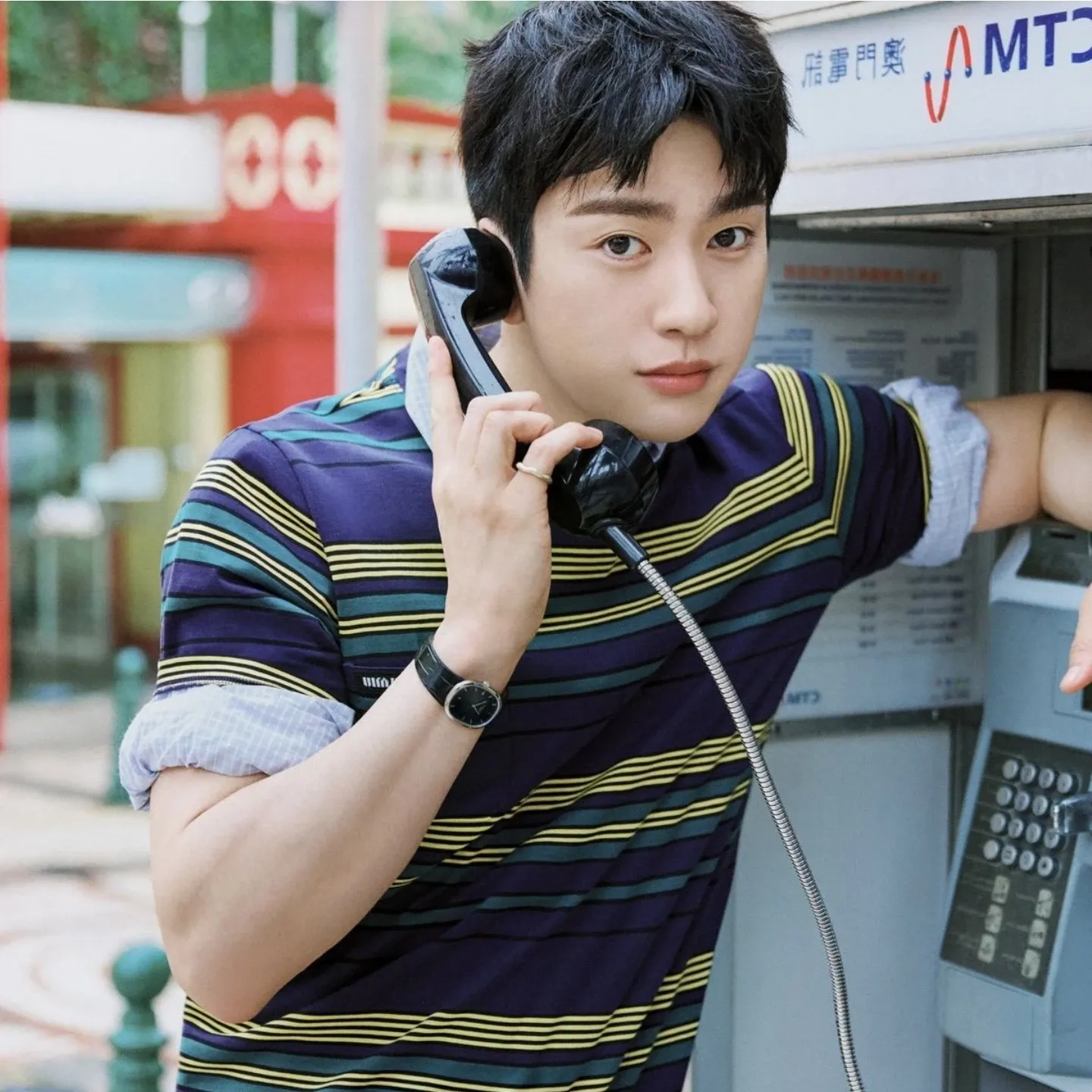 A moment captured by Jinyoung (GOT7)'s fan