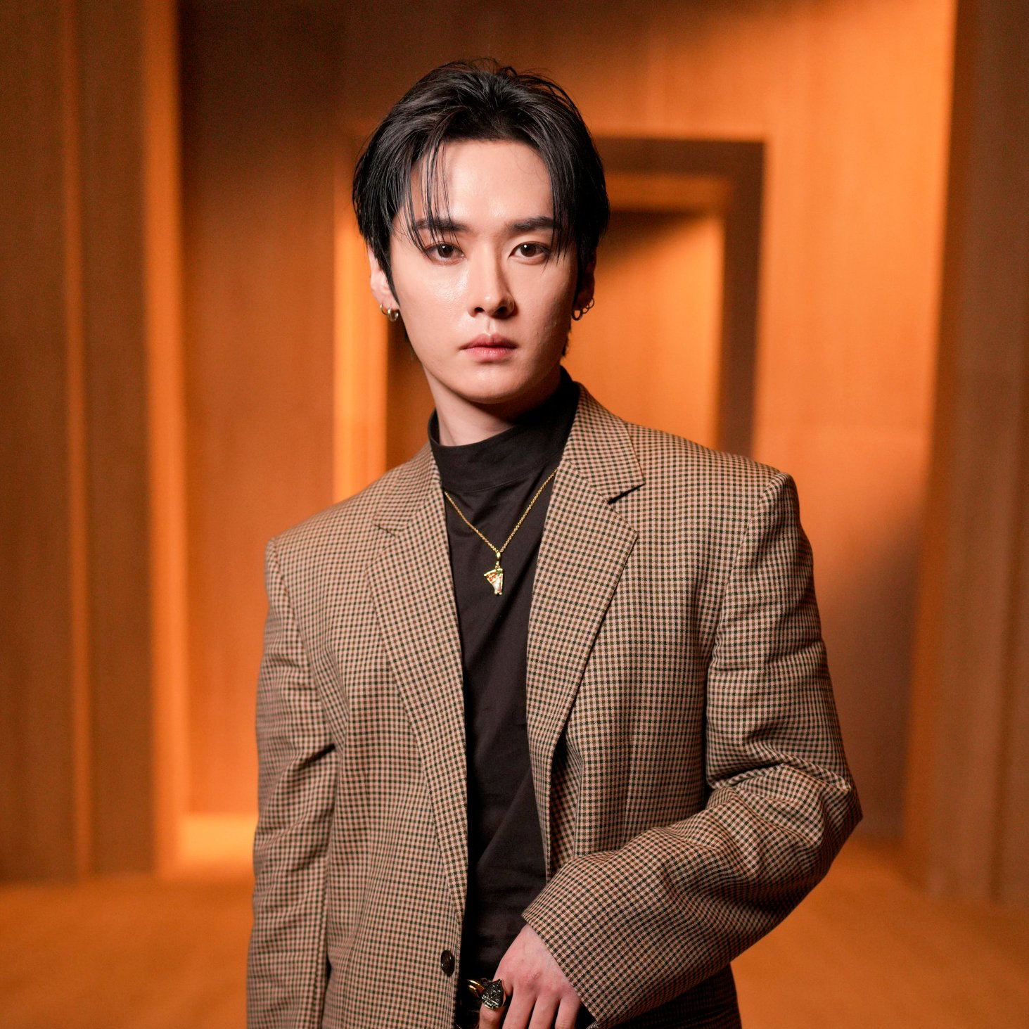 Recent activity shot of Lee Know (Stray Kids)