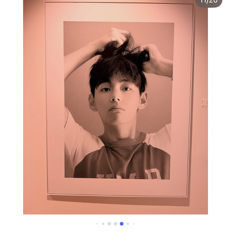 V (防弹少年团)粉丝拍下的瞬间