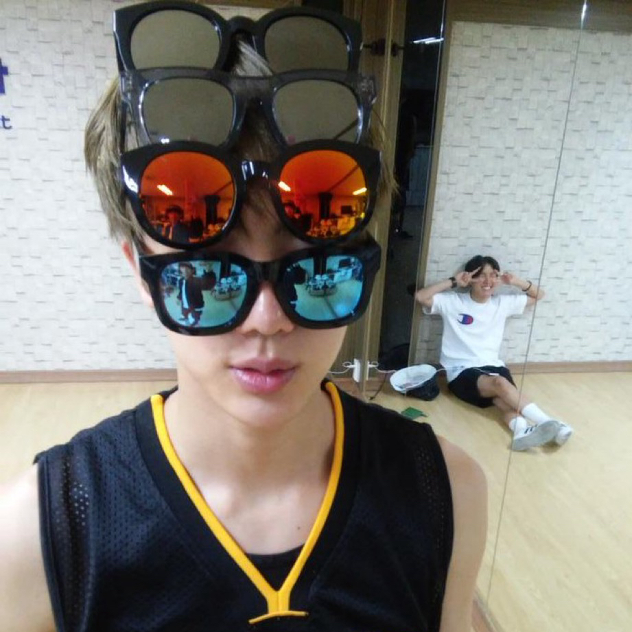 Recent activity shot of Jin (BTS)
