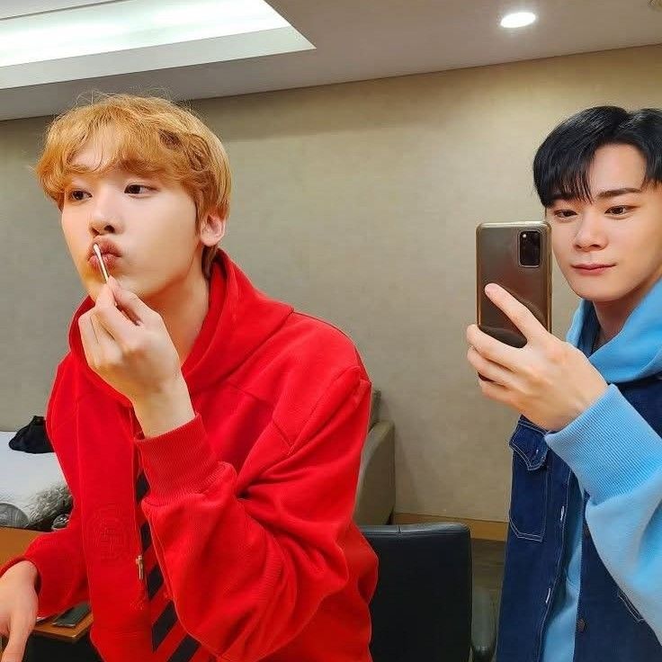 Recent activity shot of Moonbin (ASTRO)