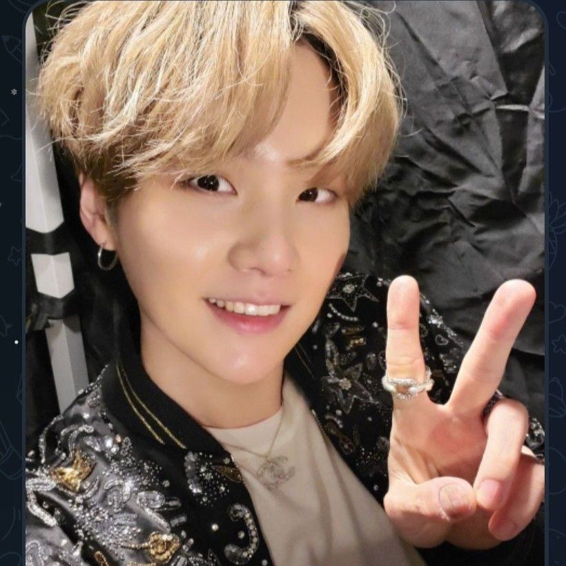 Latest photo of SUGA (BTS)