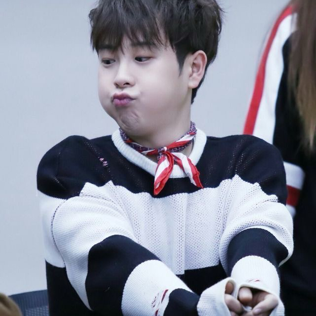 A moment captured by P.O (Block B)'s fan