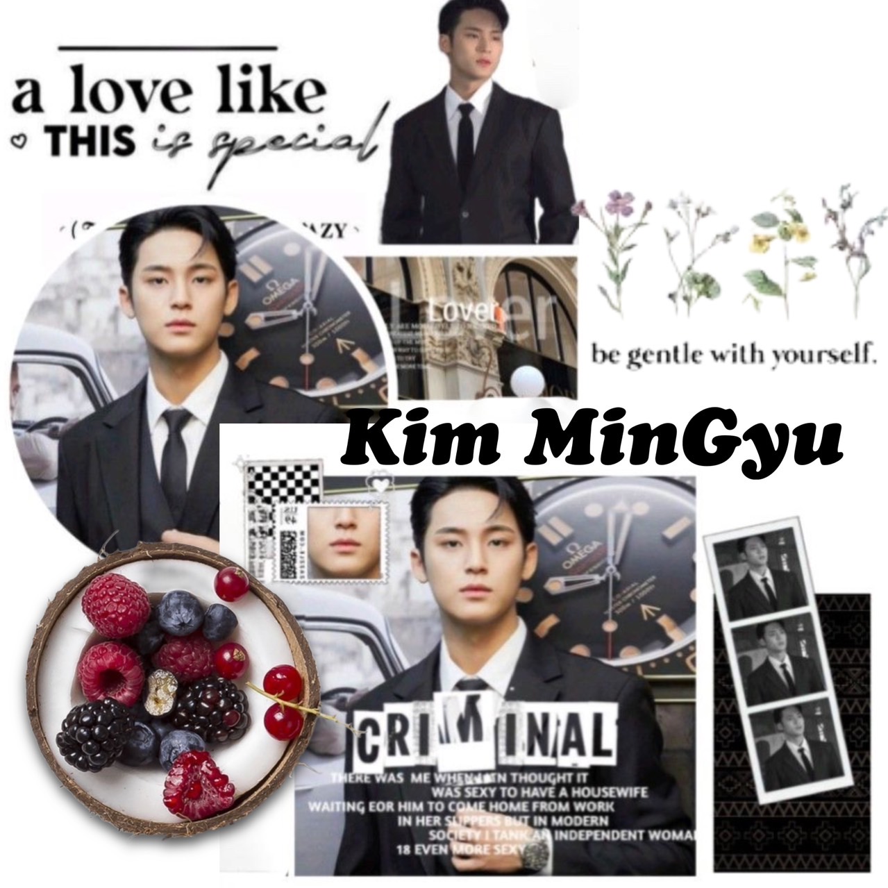 Recent activity shot of Mingyu (SEVENTEEN)