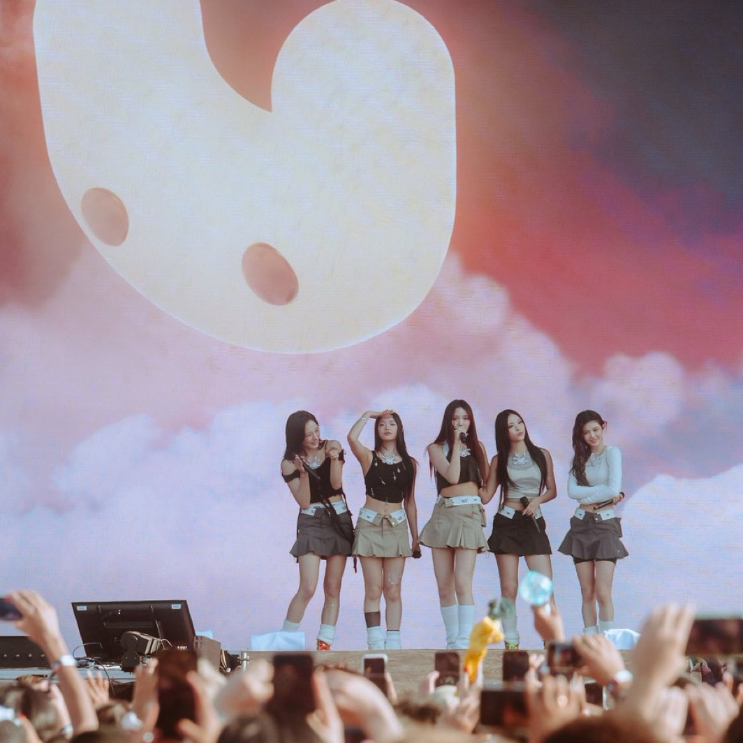 A moment captured by NewJeans's fan