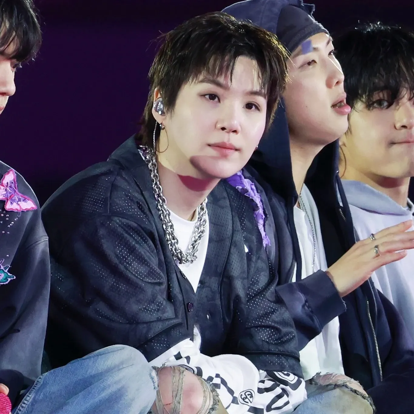 A moment captured by SUGA (BTS)'s fan