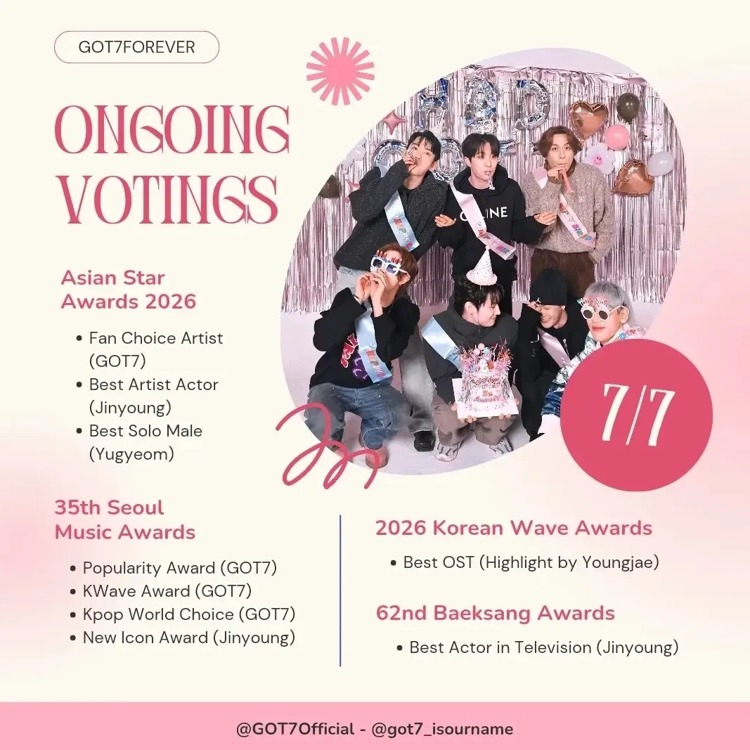 GOT7의 비하인드 컷