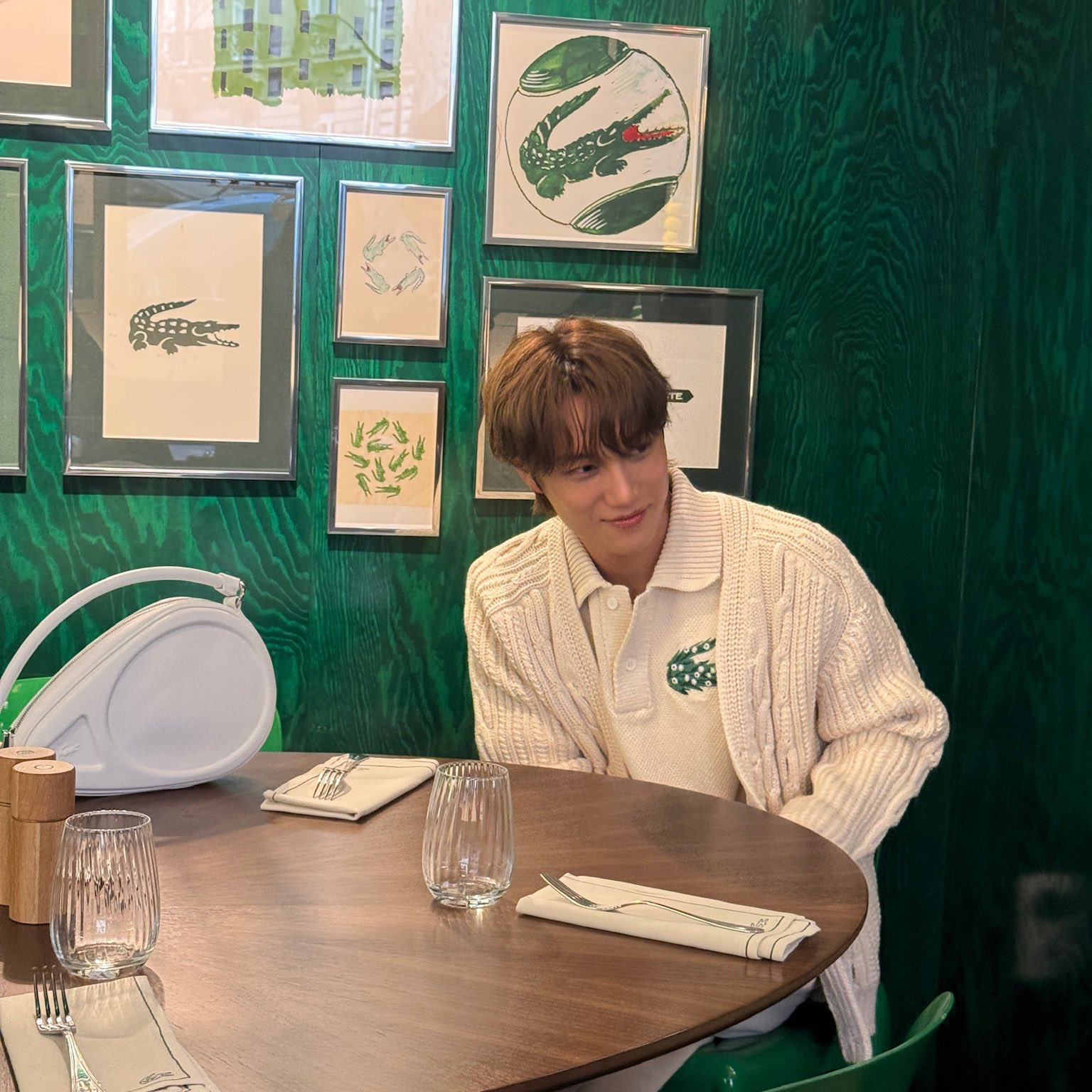 Recent activity shot of Kai (EXO)