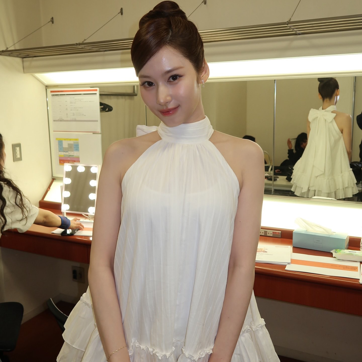Behind-the-scenes cut of Sana (TWICE)