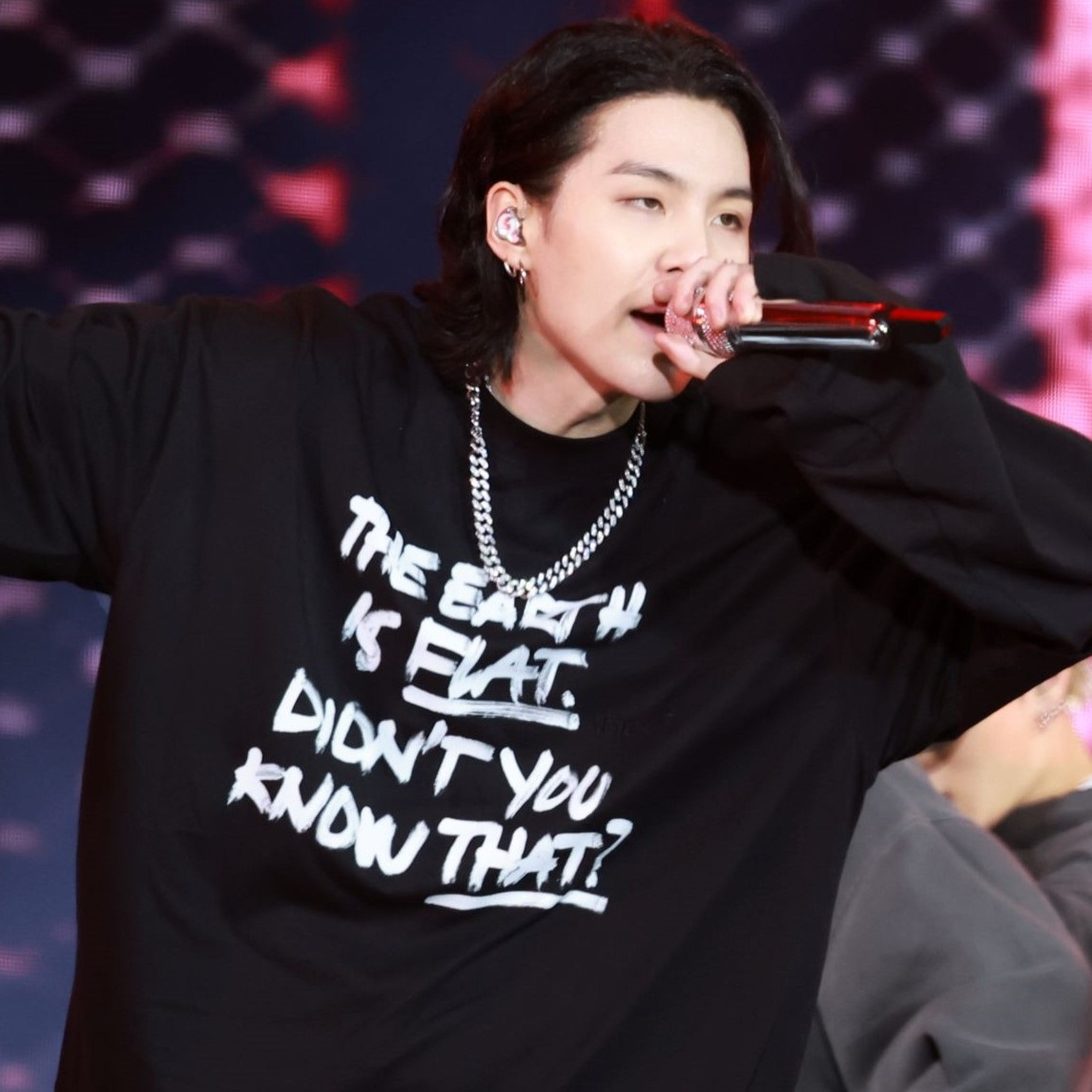 Recent activity shot of SUGA (BTS)