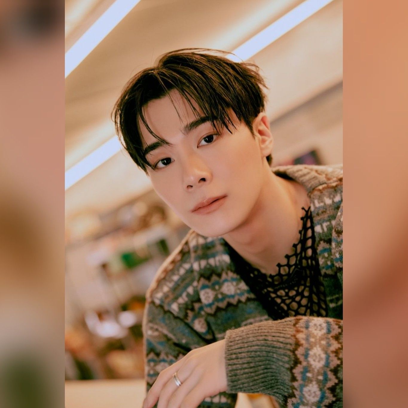 Recent activity shot of Moonbin (ASTRO)