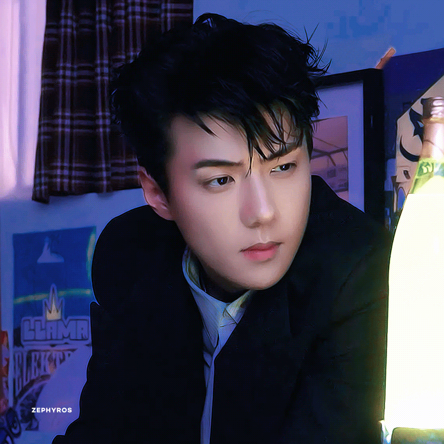 Recent activity shot of Sehun (EXO)