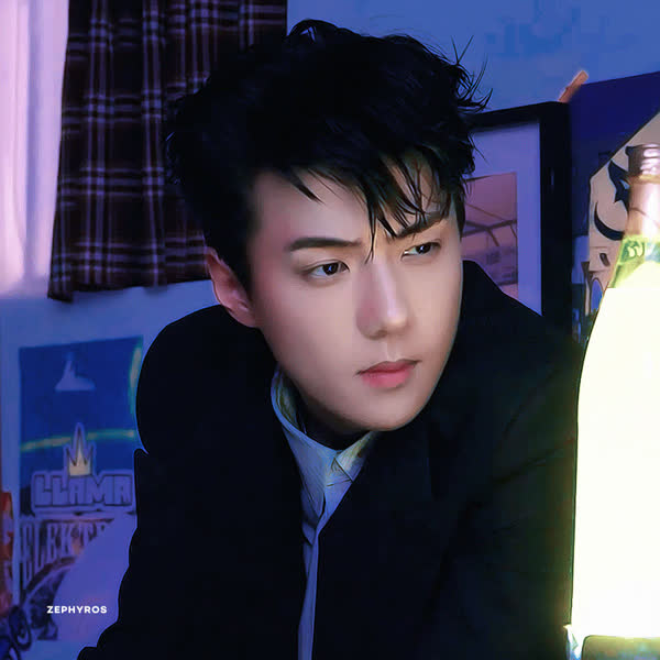 Shining profile picture of Sehun (EXO) on today's Choeaedol